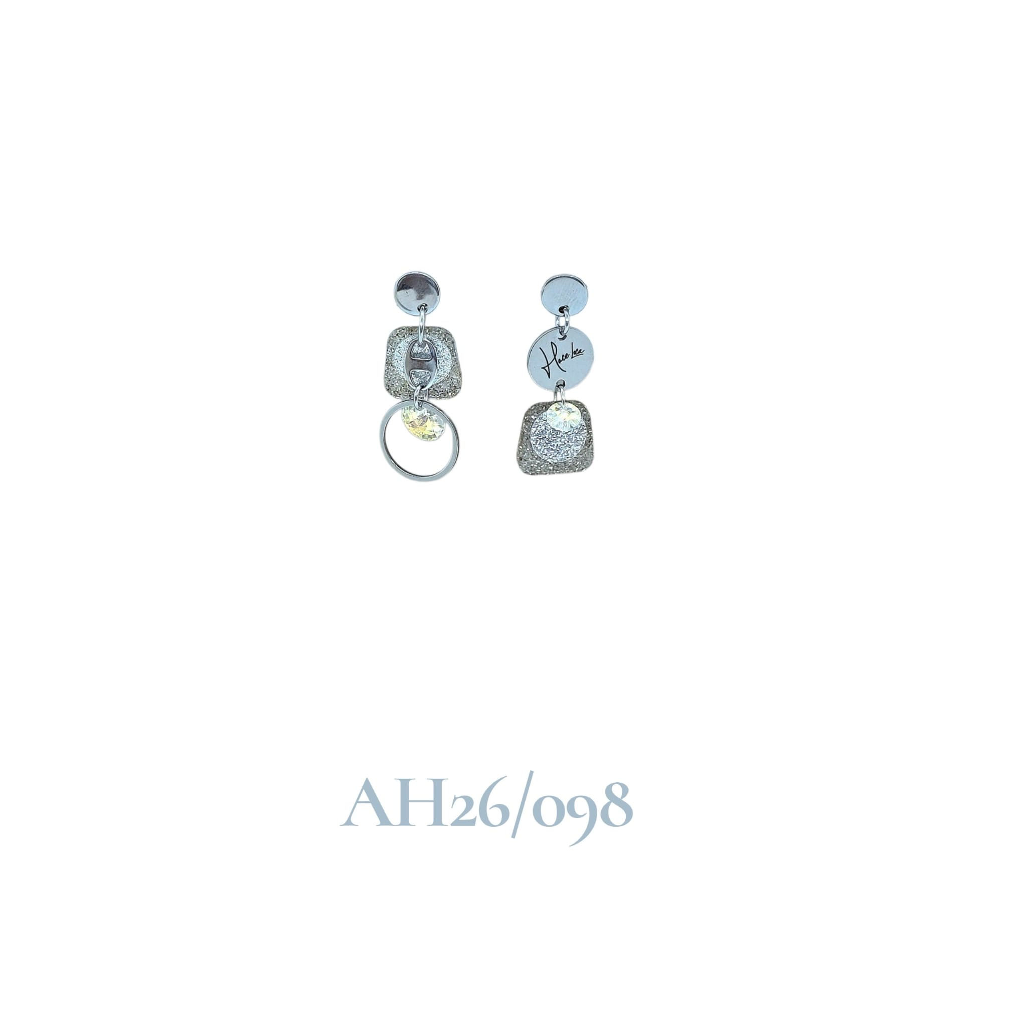 Boucles d’oreilles en acier  Haceloca