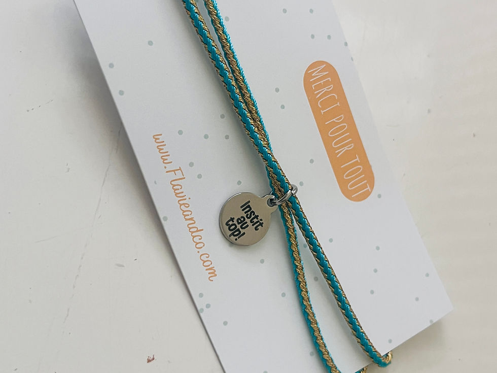 Miniature : Bracelet réglable F&C « Nounou au top! »