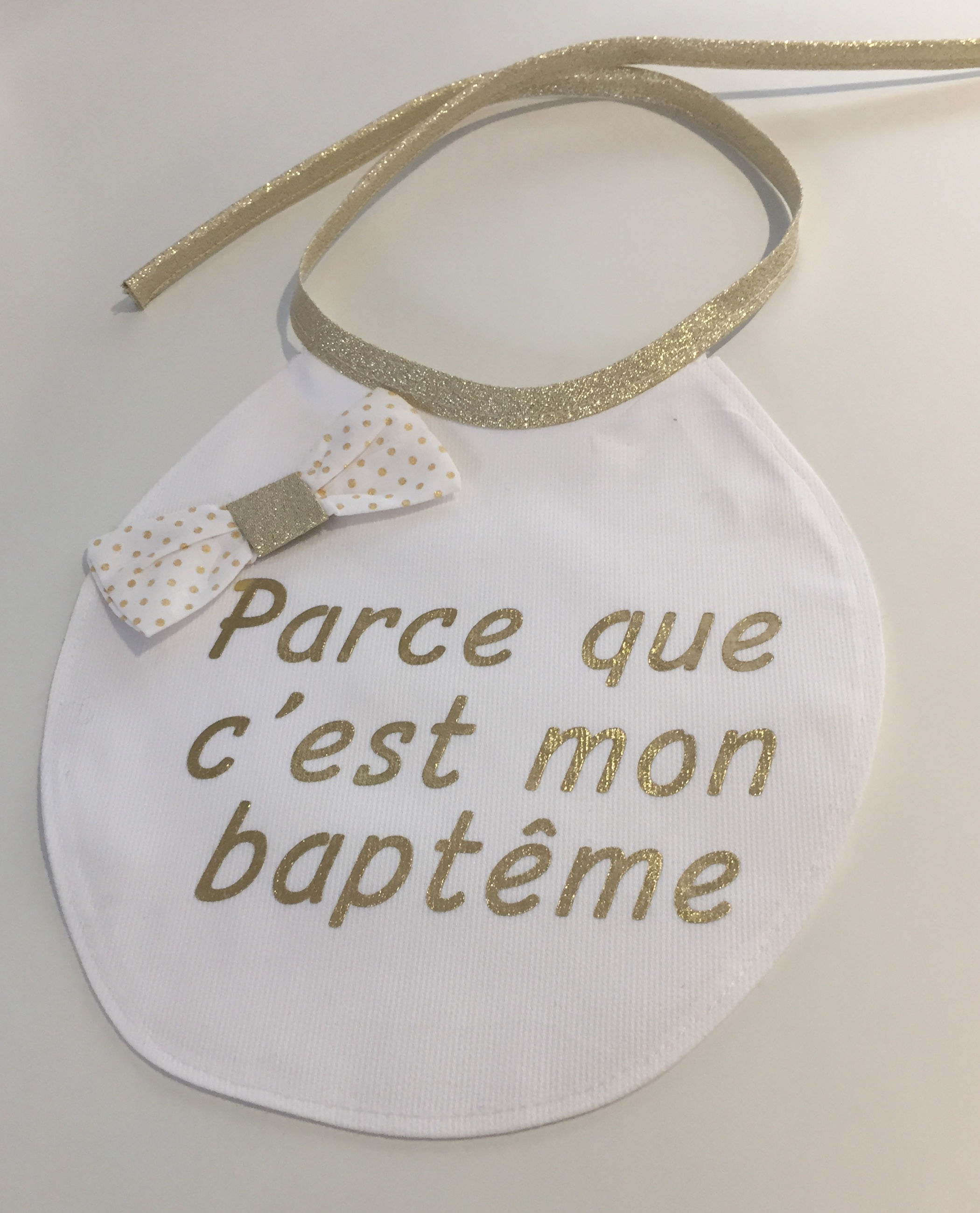 Bavoir personnalisé