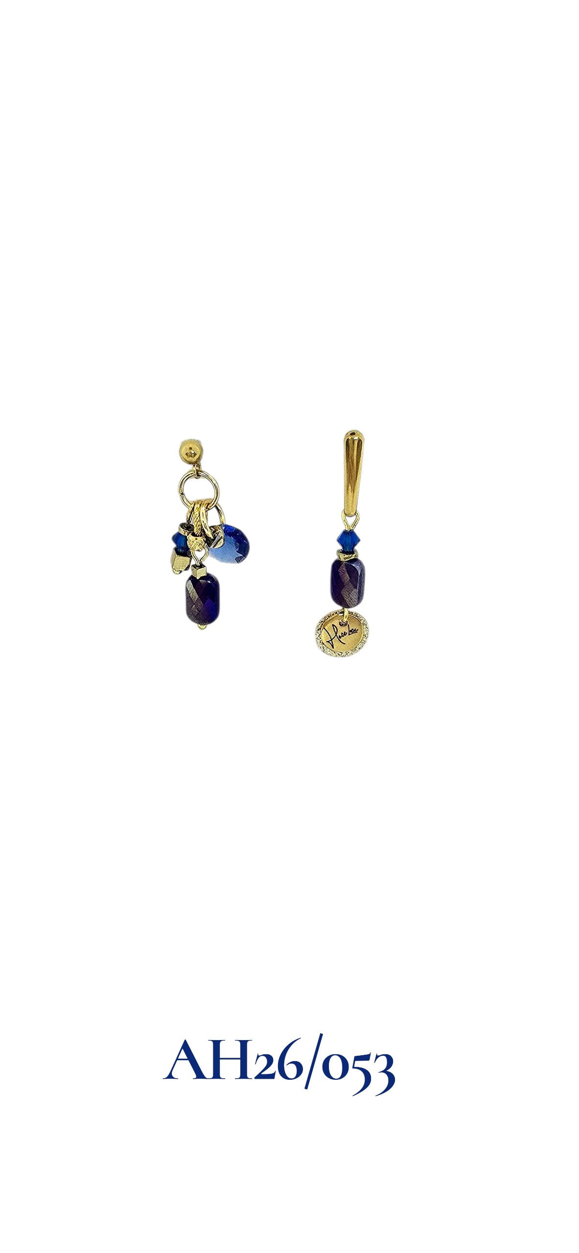 Boucles d’oreilles en acier  Haceloca