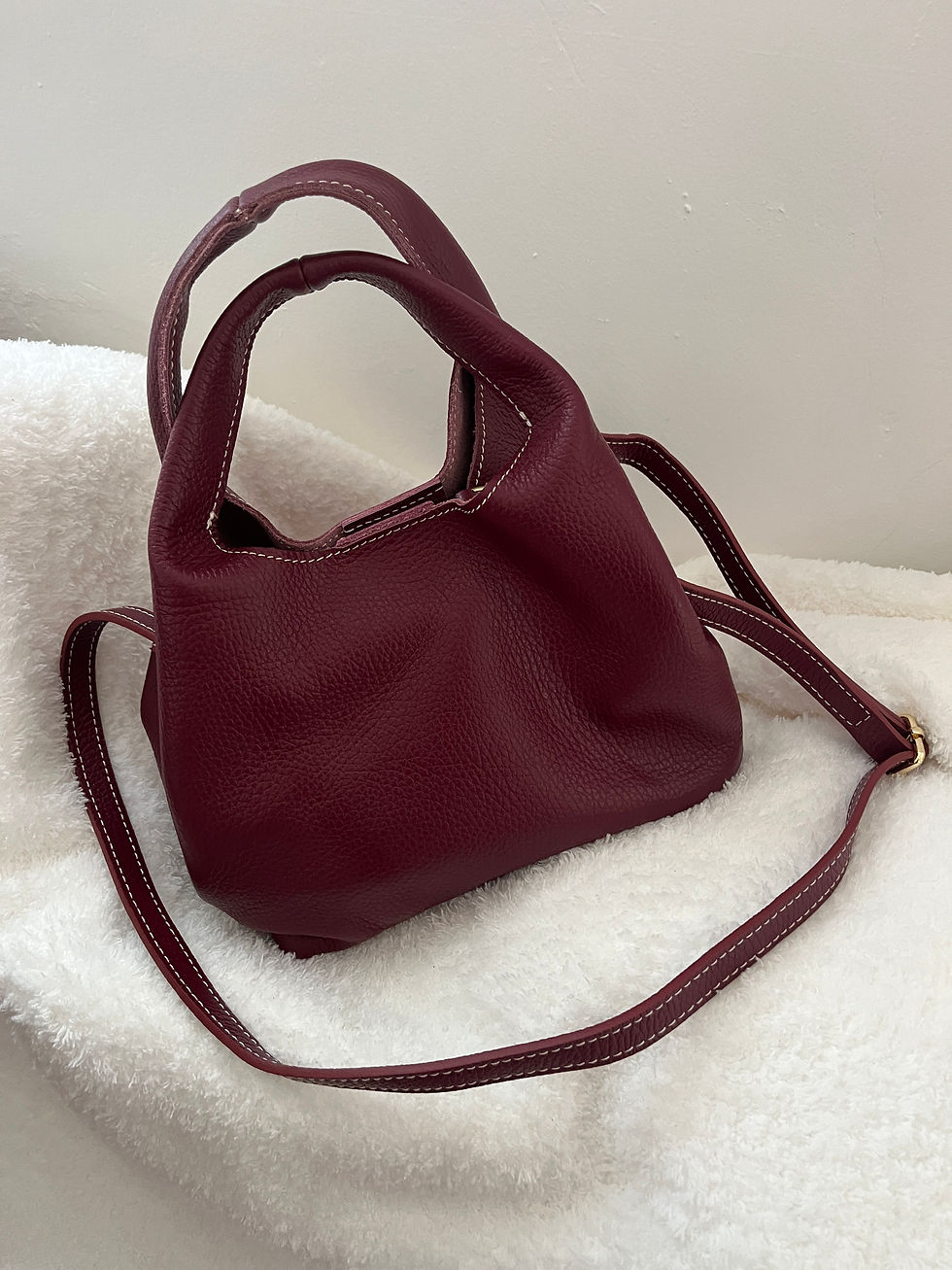 Miniature : Sac à main en cuir