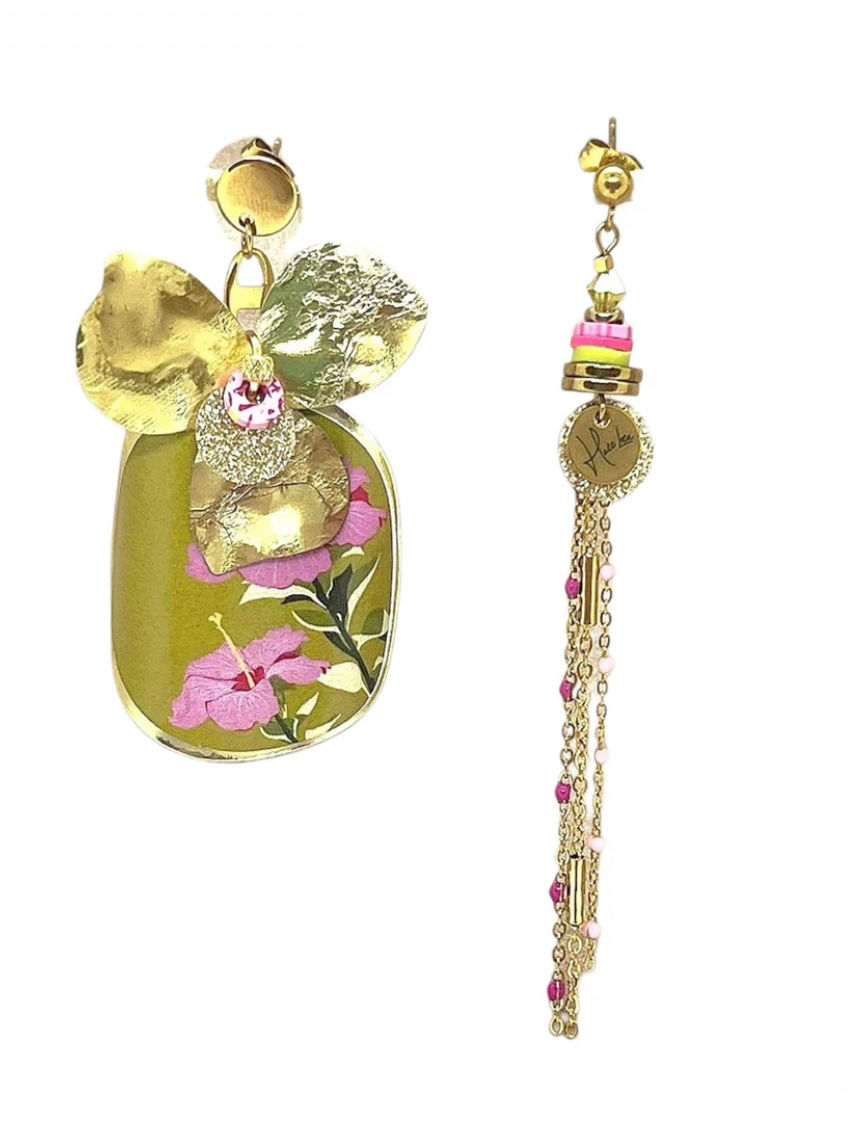 Boucles d’oreilles en acier édition limitée