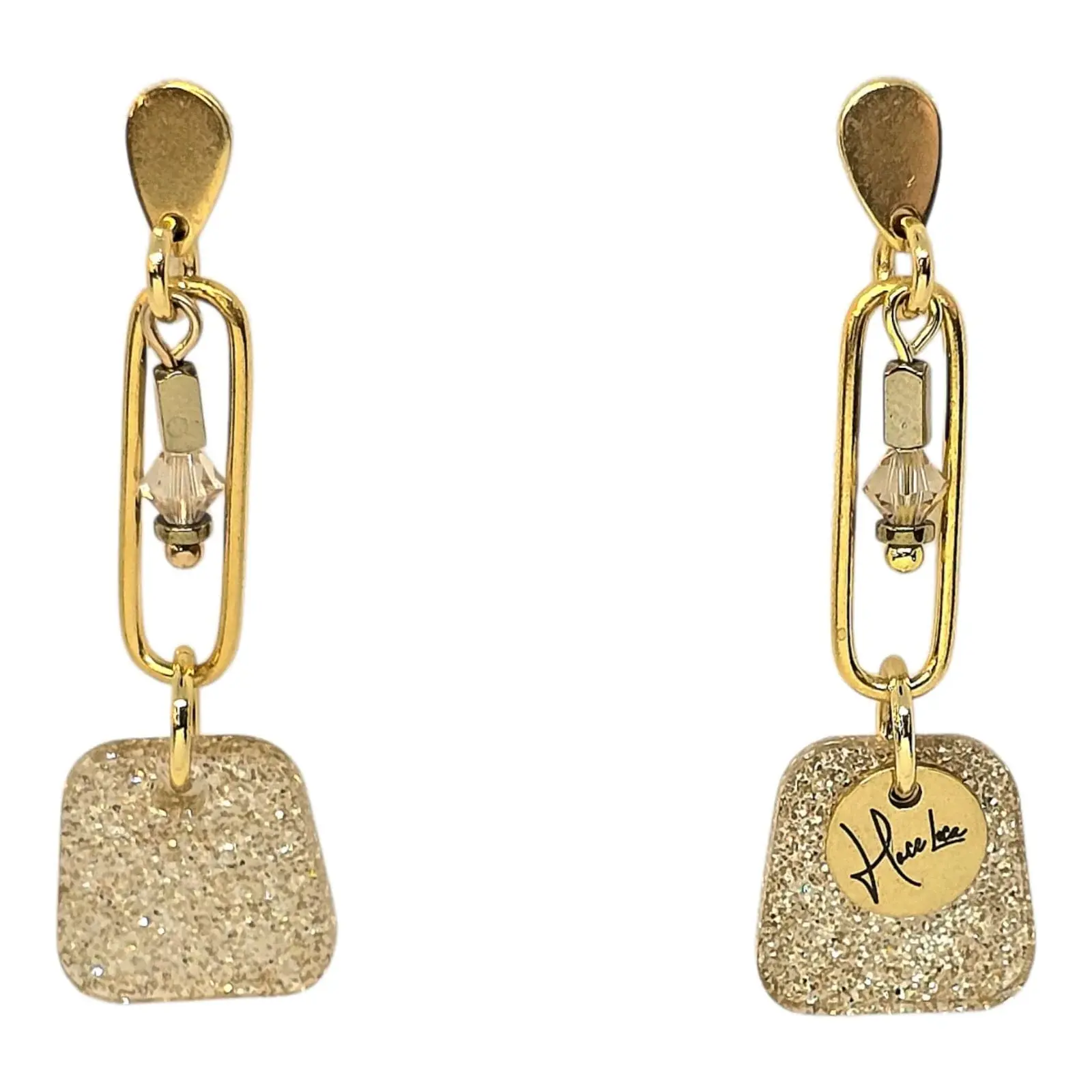 Boucles d’oreilles en acier