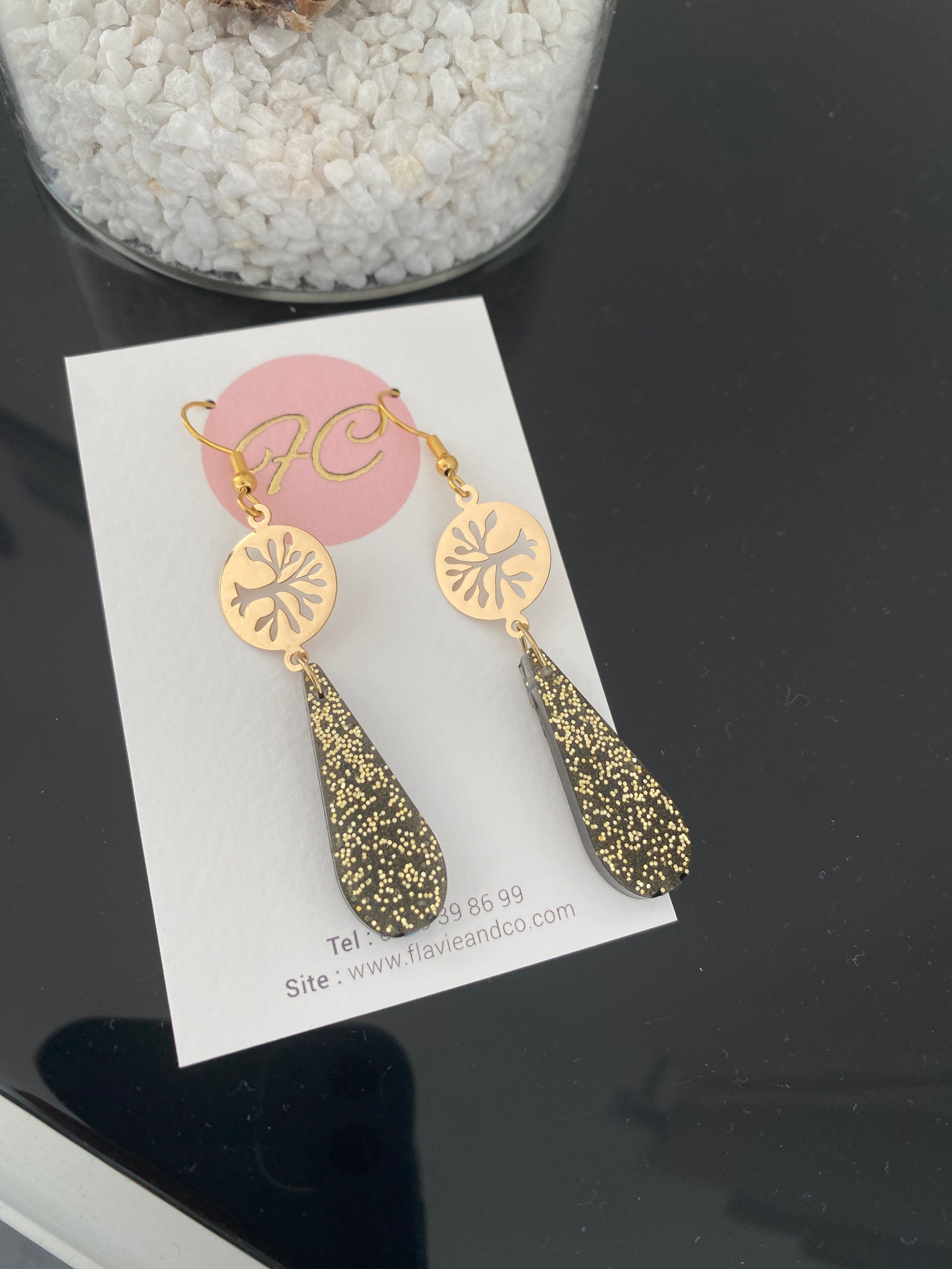 Boucles d'oreilles F&C