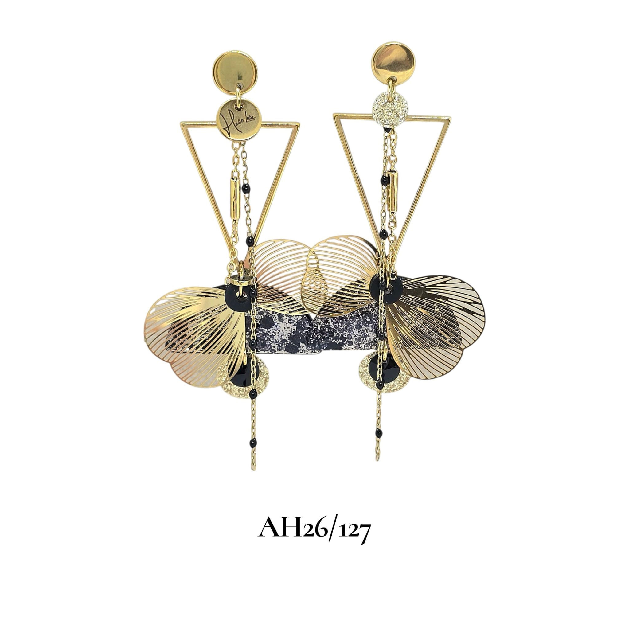 Boucles d’oreilles en acier Haceloca