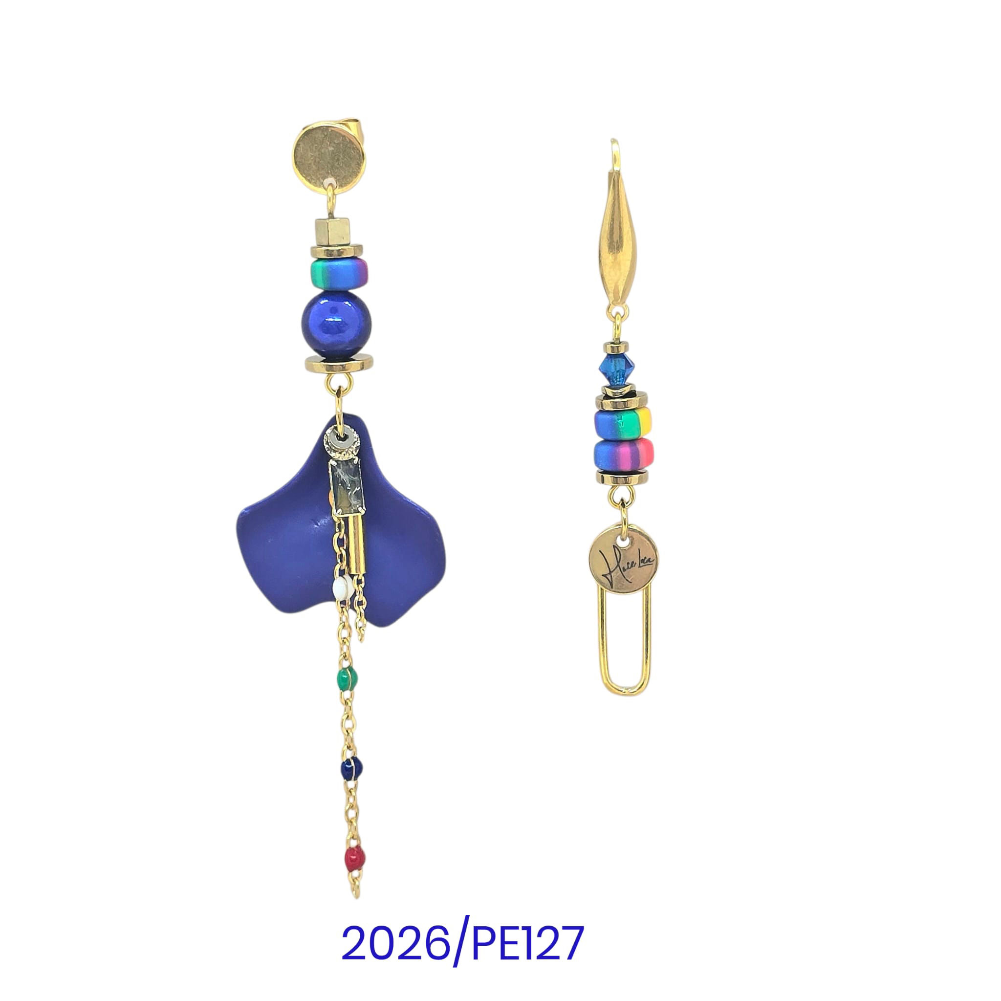 Boucles d’oreilles en acier