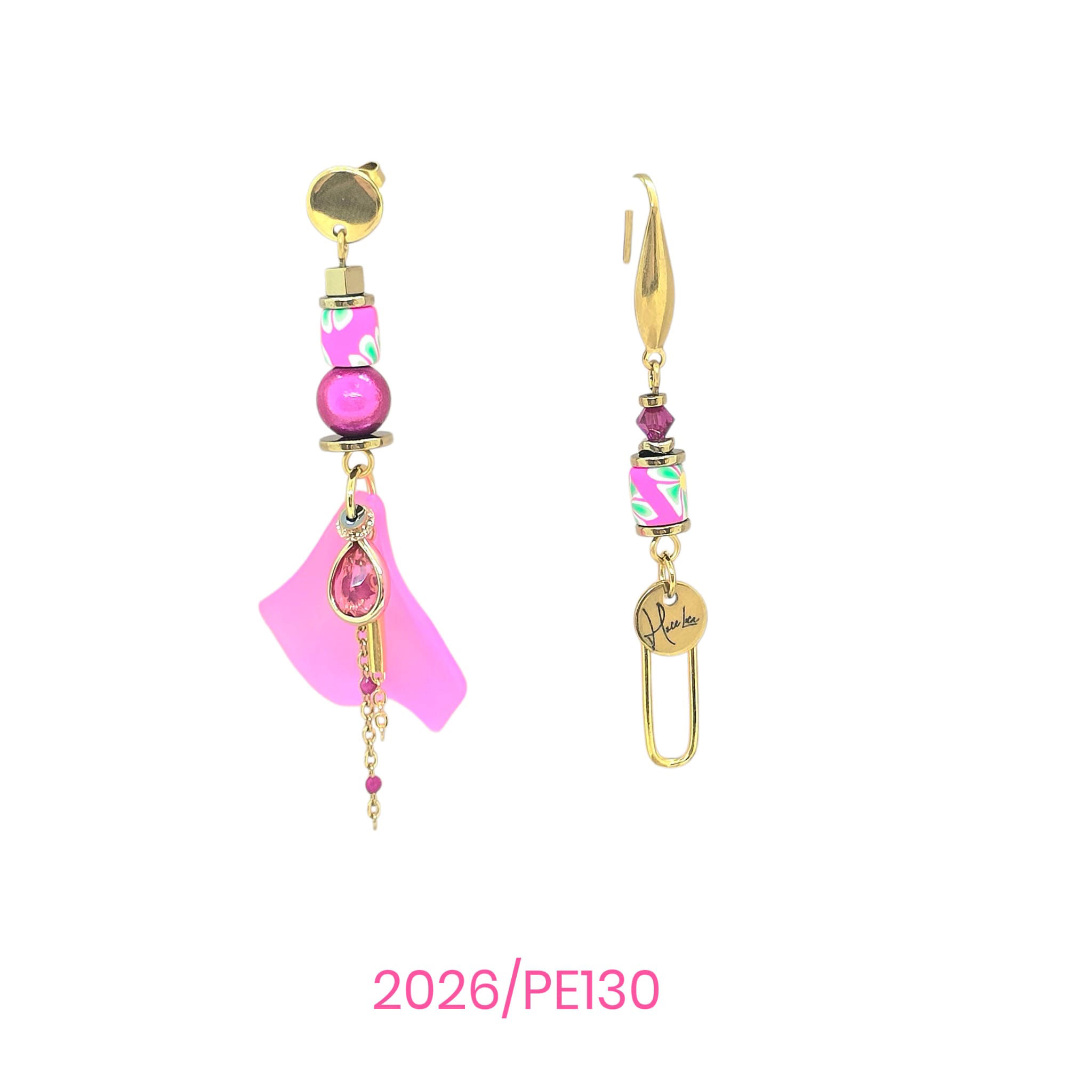 Boucles d’oreilles en acier