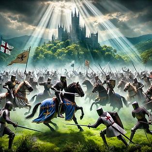 DALL·E 2024-06-18 20.17.35 - A 1_1 size image of an Arthurian scene with a mystical book a