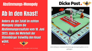 Abstimmungs-Monopoly: «Gehen Sie ins Gefängnis»