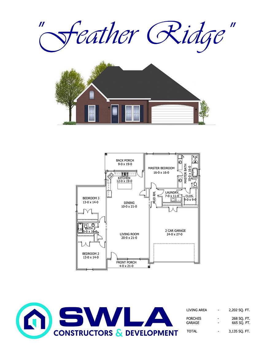 Aspen - Planos de casas personalizadas - Lake Charles LA - Sulphur LA .png
