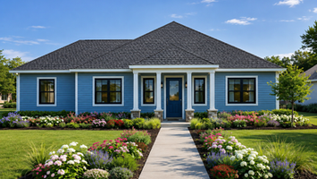 ALLURE - SIMPLE - Elevation - custom home builders - Lake Charles LA - Sulphur LA - Deridder LA - Leesville LA - Brookeland TX - Orange TX - SWLA Constructors & Development