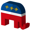 CRPEC Logo - Republicans  -  Republicans party  -  SWLA Republicans  -  Calcasieu Republicans Parish Executive Committee  -  Lake Charles LA 3