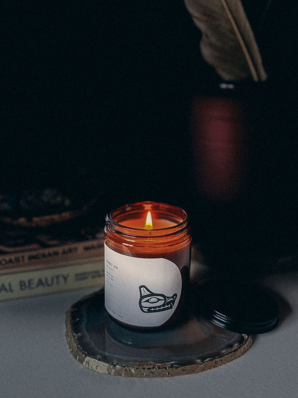 Thumbnail: Sacred Cedar Art Candle Collection- 8 oz 