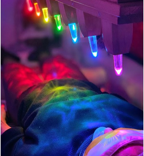 Chakra light bed healing, Color Bath, Chakra Balancing,
