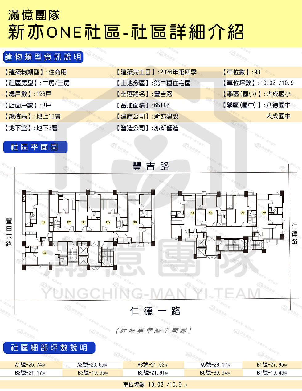 新亦one社區平面圖