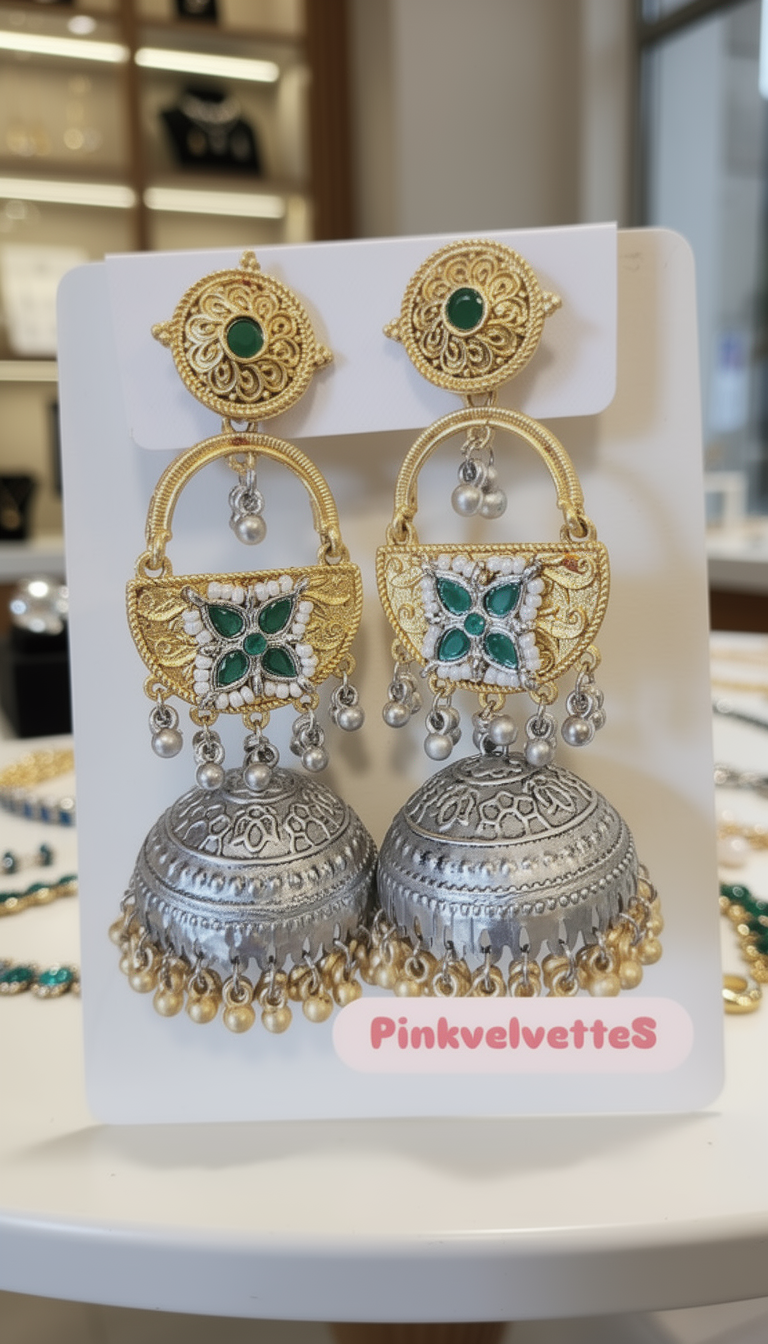 Mayura Heritage Jhumkas