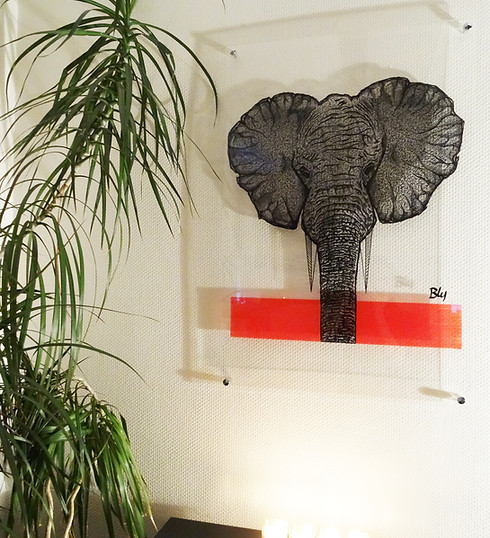 Bly Art tableau éléphant