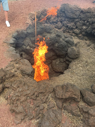 Bly art volcan Timanfaya