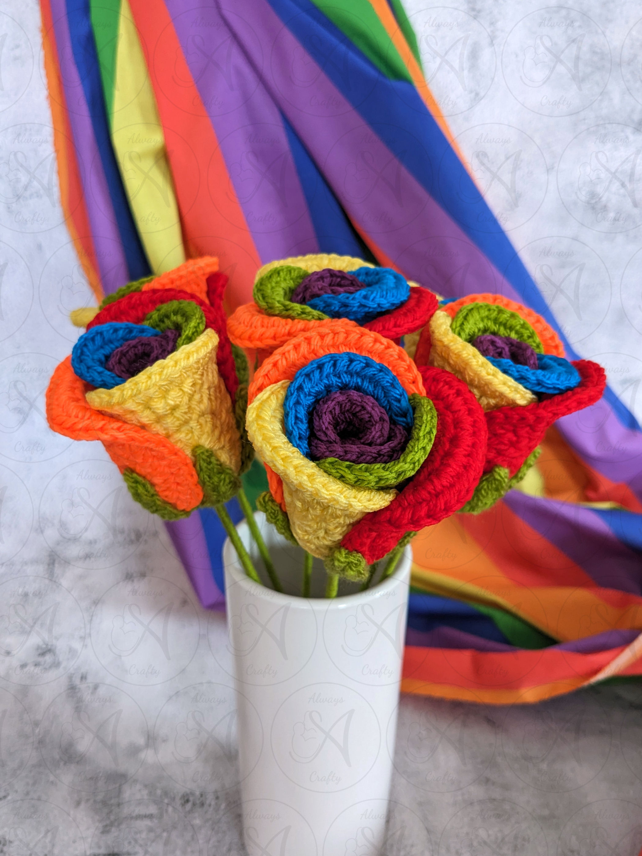 Rainbow Rose