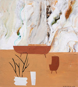 LIVING ROOM / 21.4 x 24 cm