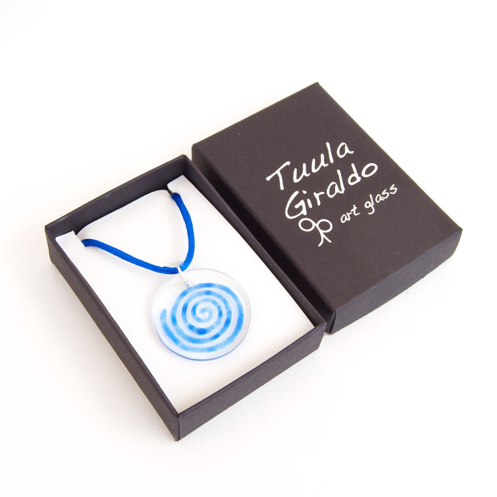 Thumbnail: Blue SPIRAL Pendant