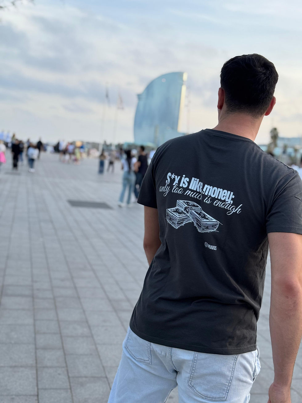 Miniatura: Camiseta "The Limitless" Gris Plomo