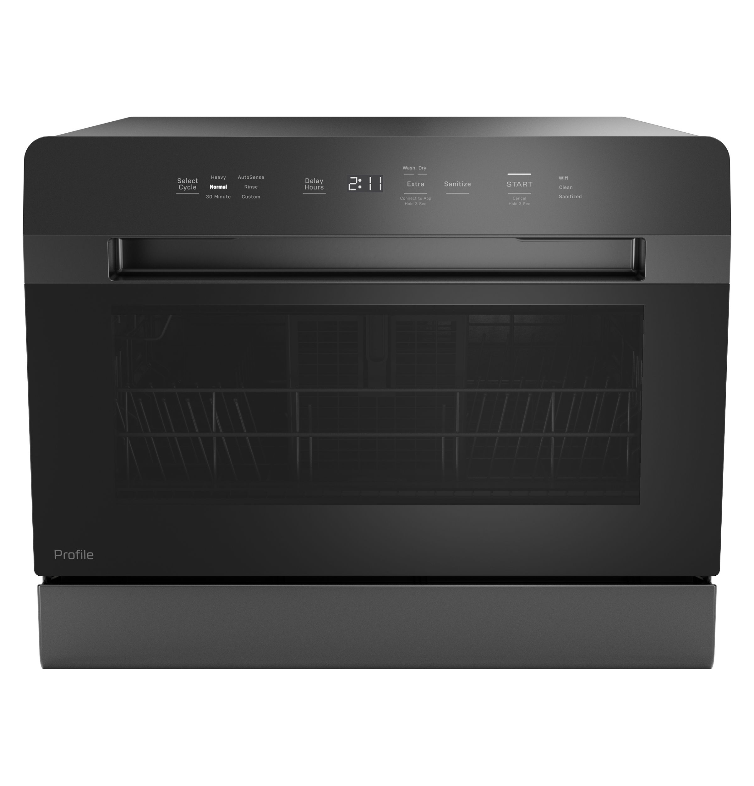 GE Profile PZF560HGWBB Black Countertop or Built-In Dishwasher