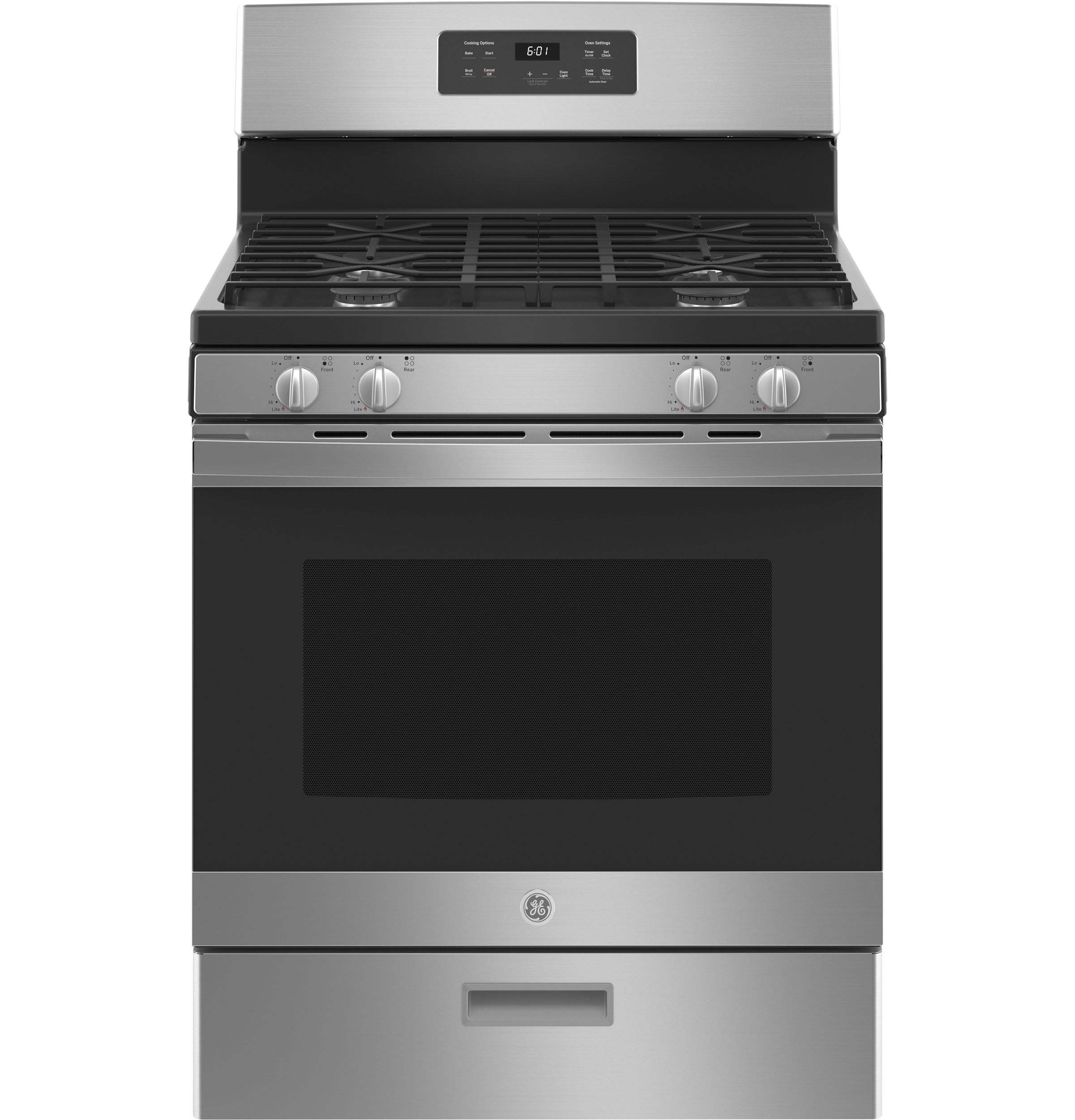 GE JGBS61RPSS Stainless Steel 30″ Freestanding Gas Range