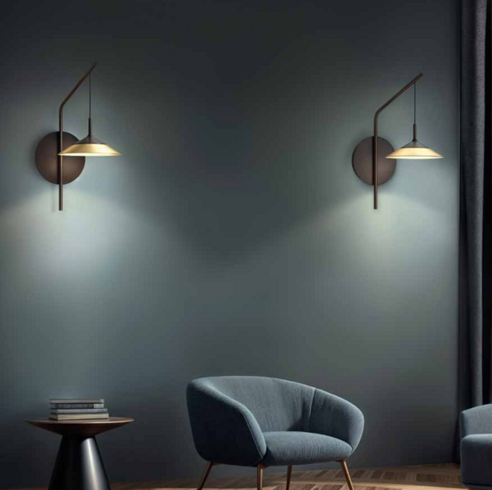 Nástěnné svítidlo Lambda TRIAC DIM zlaté 2700K 6,5W prismatic - Team Italia