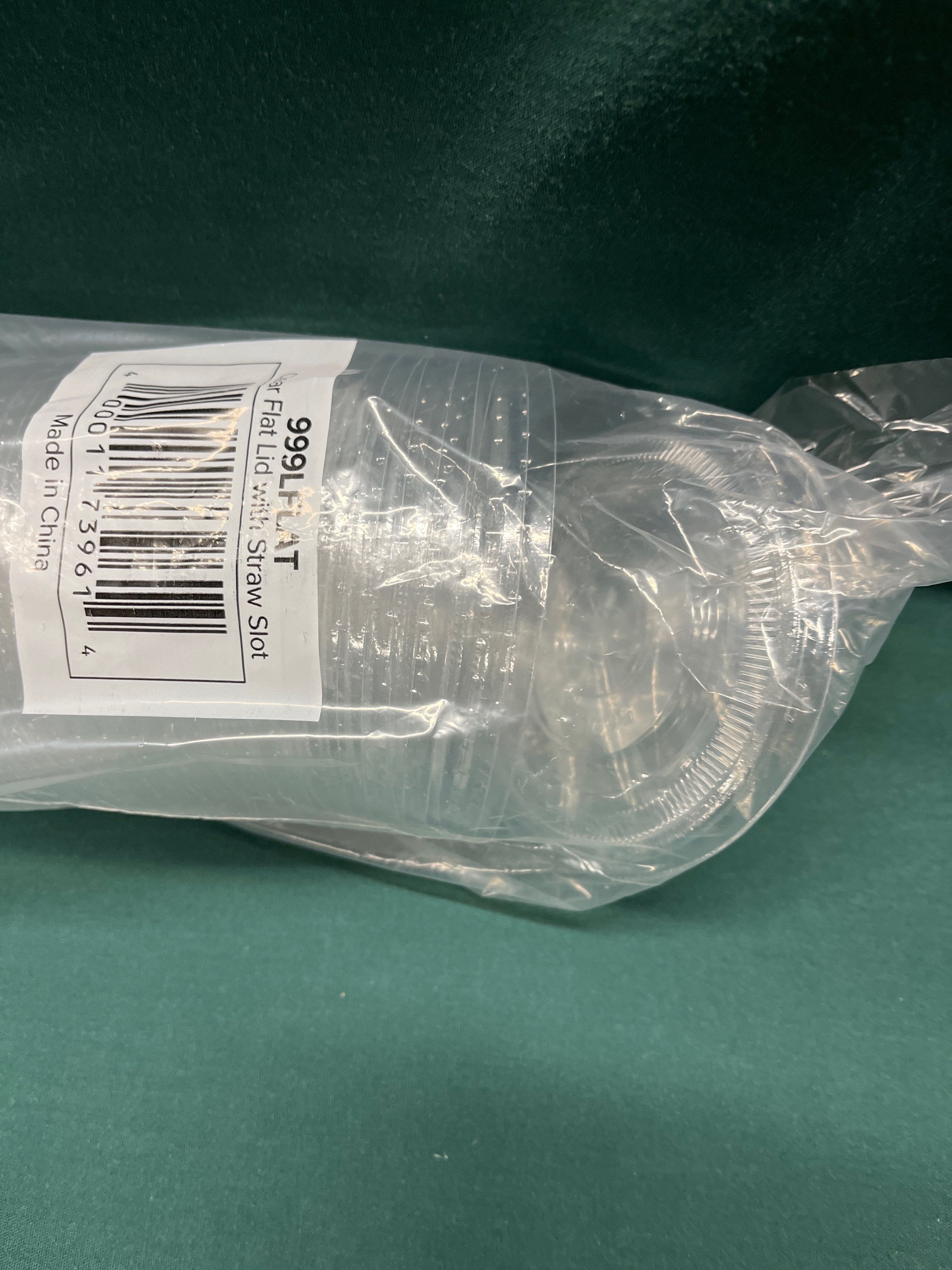 Choice Clear Lid w/Straw Slot 50ct