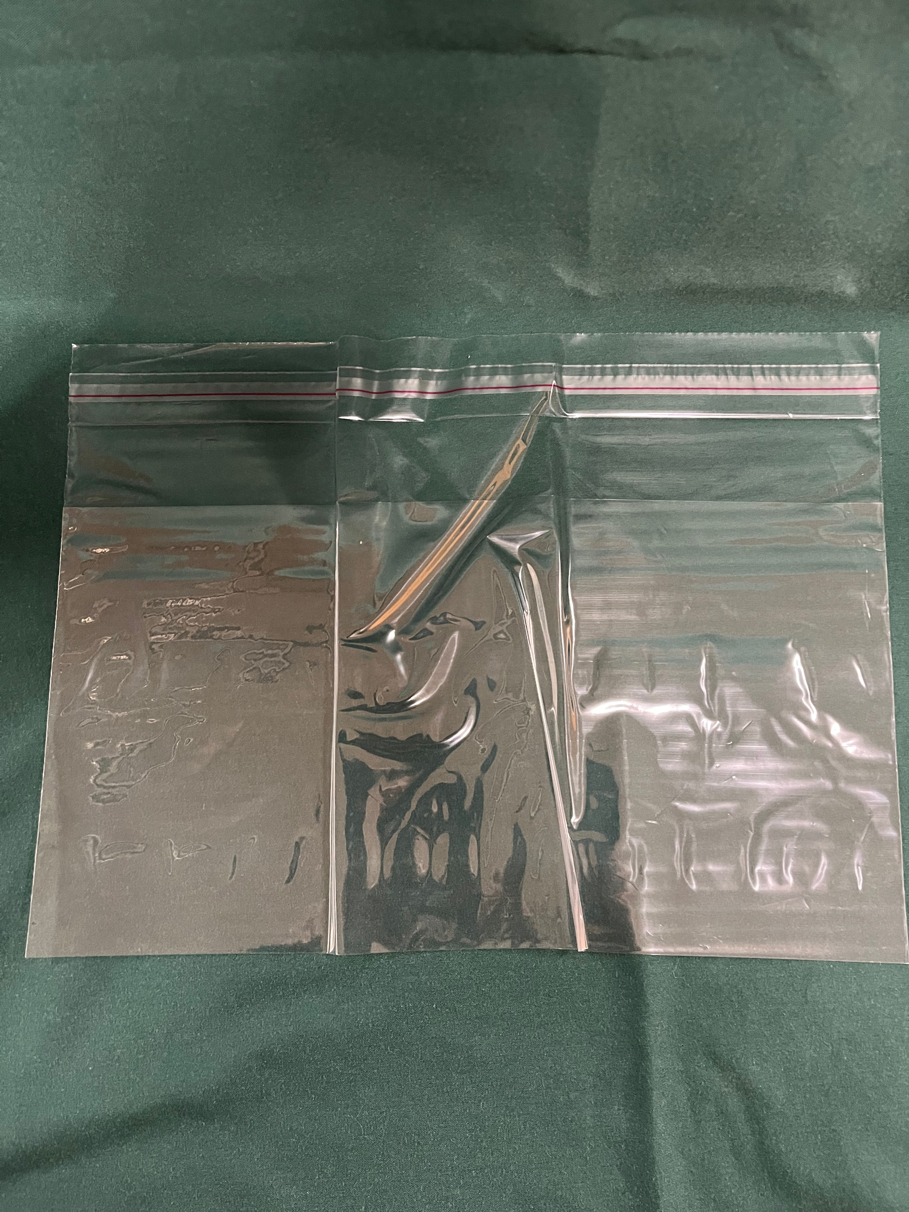 Lip & Tape Poly Bag (1000ct) 14” x 7” x 3”