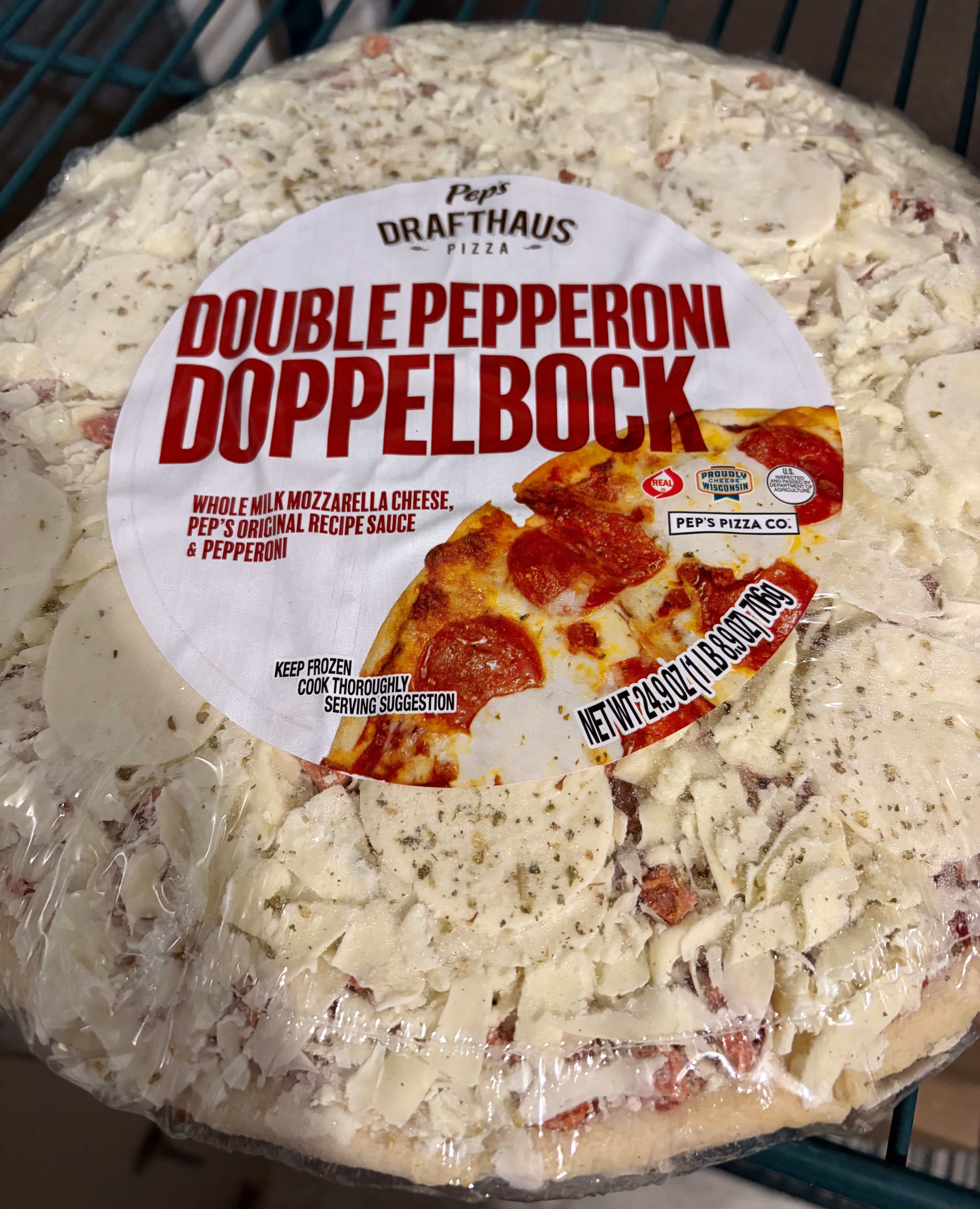 Drafthaus Double Pepperoni Dopplebock 12” Frozen Pizza