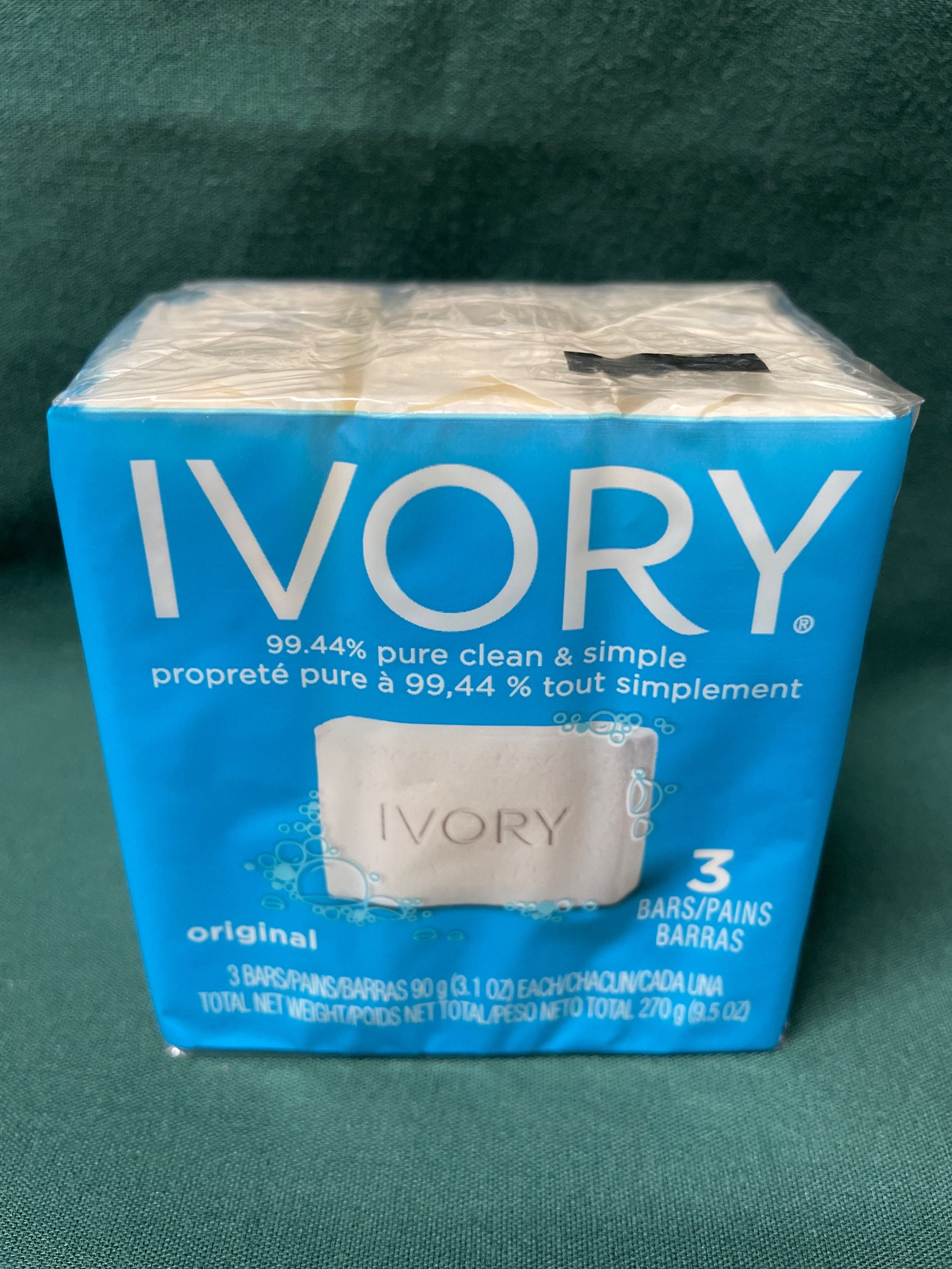 Ivory Bar Soap 3pk/3.1oz Bars