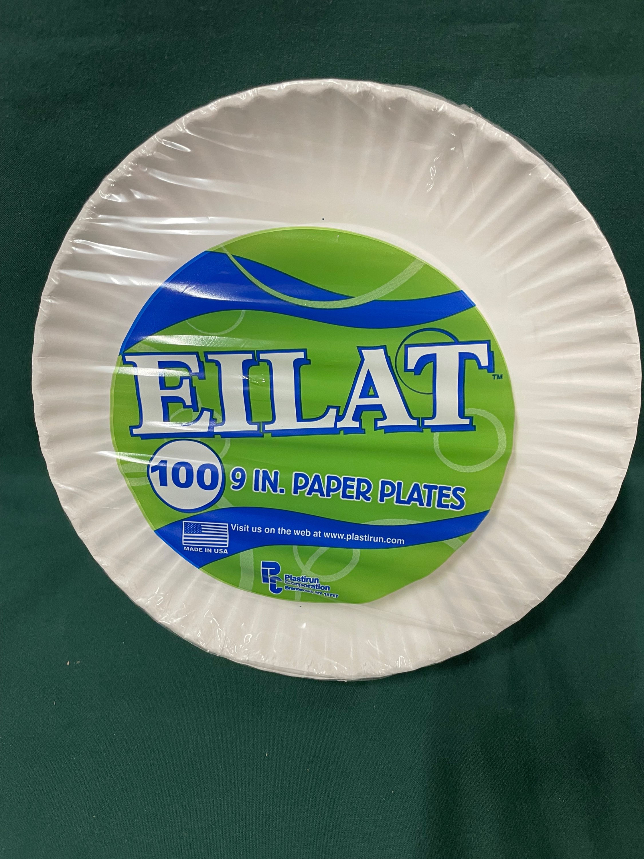 Eilat 9” Lightweight Paper Plate 100ct