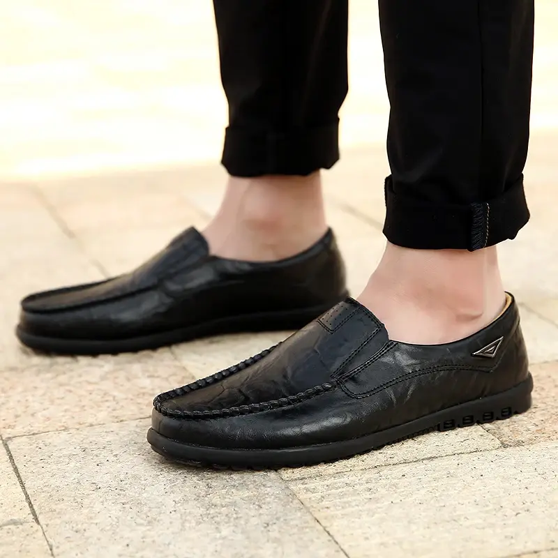 Thumbnail: Genuine Leather Men Casual Shoes