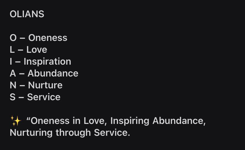 New School Name – OLIANS!