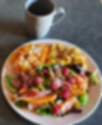 Petit déjeuner sucré et salé