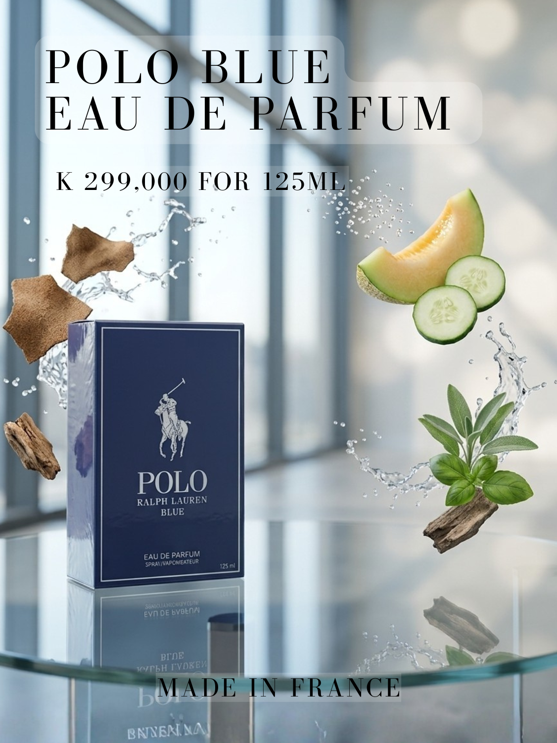 Ralph Lauren Polo Blue Eau de Parfum for Men 125ml