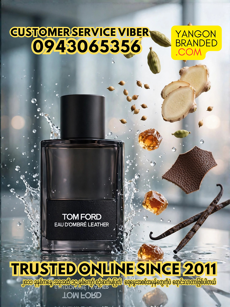 Thumbnail: Tom Ford Eau d'Ombré Leather EDT Perfume 100ml