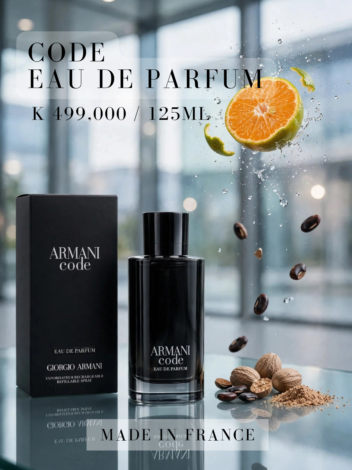 Armani Code Eau de Parfum for Men 125ml