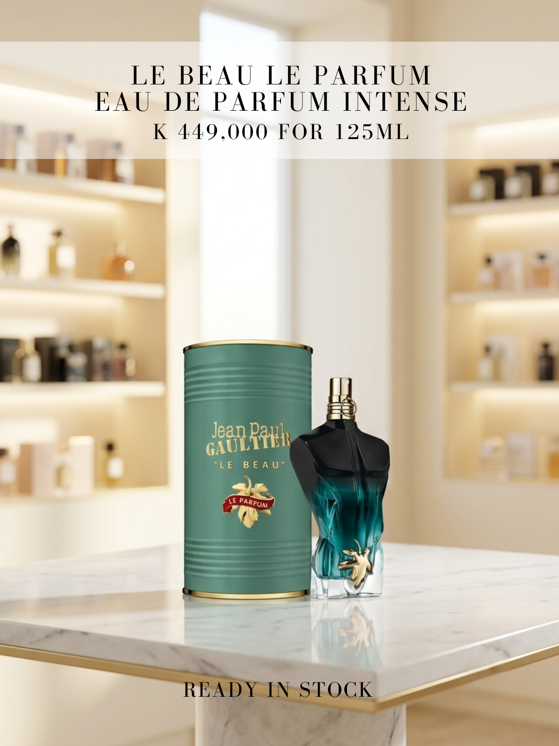 Jean Paul Gaultier Le Beau Le Parfum for Men 125ml