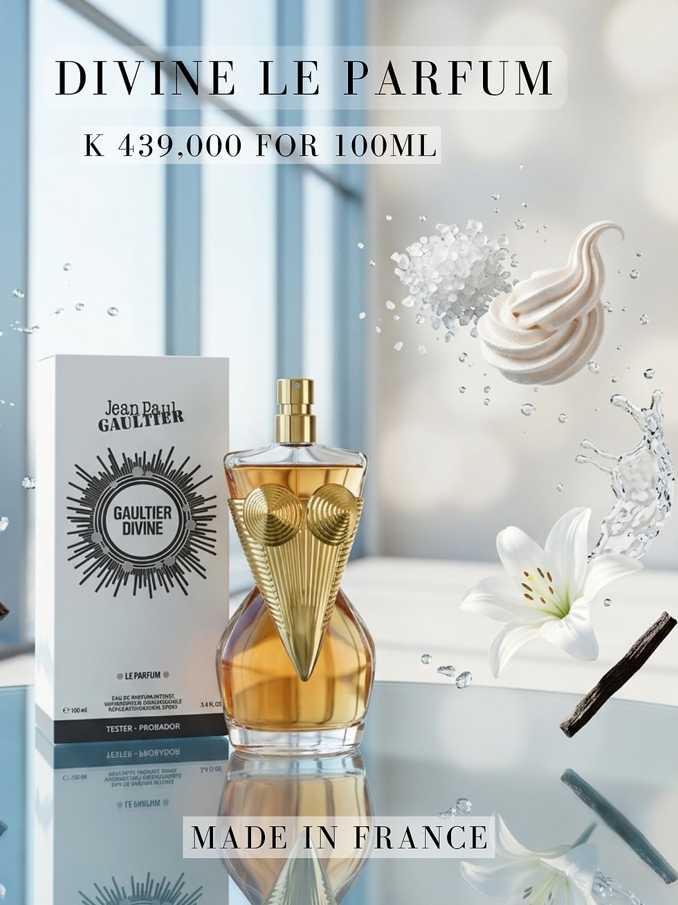 Thumbnail: Jean Paul Gaultier Divine Le Parfum ( EDP Intense) 100ml Tester Packaging 