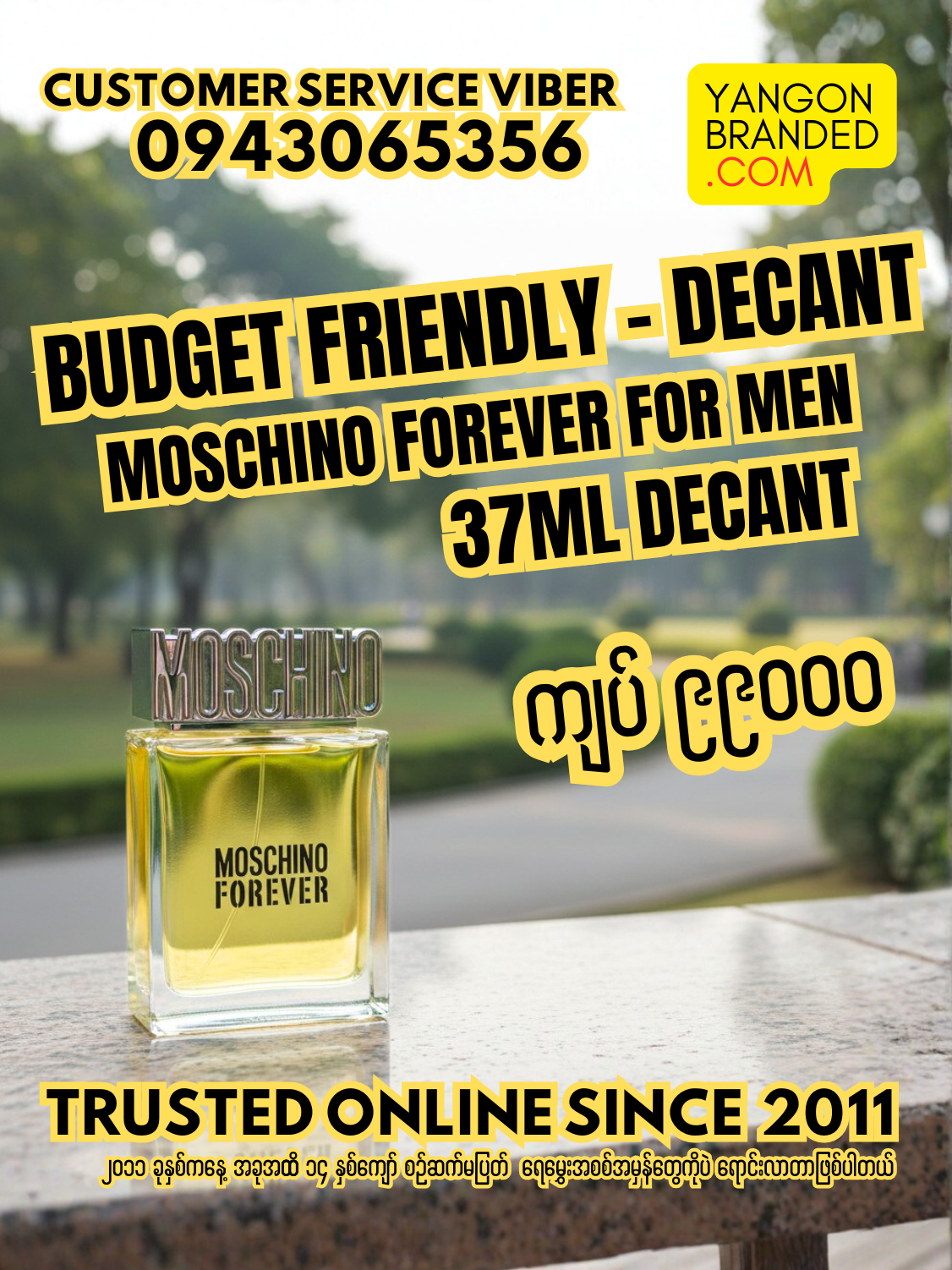Moschino Forever EDT Perfume for Men 37ml / 10ml Decant 