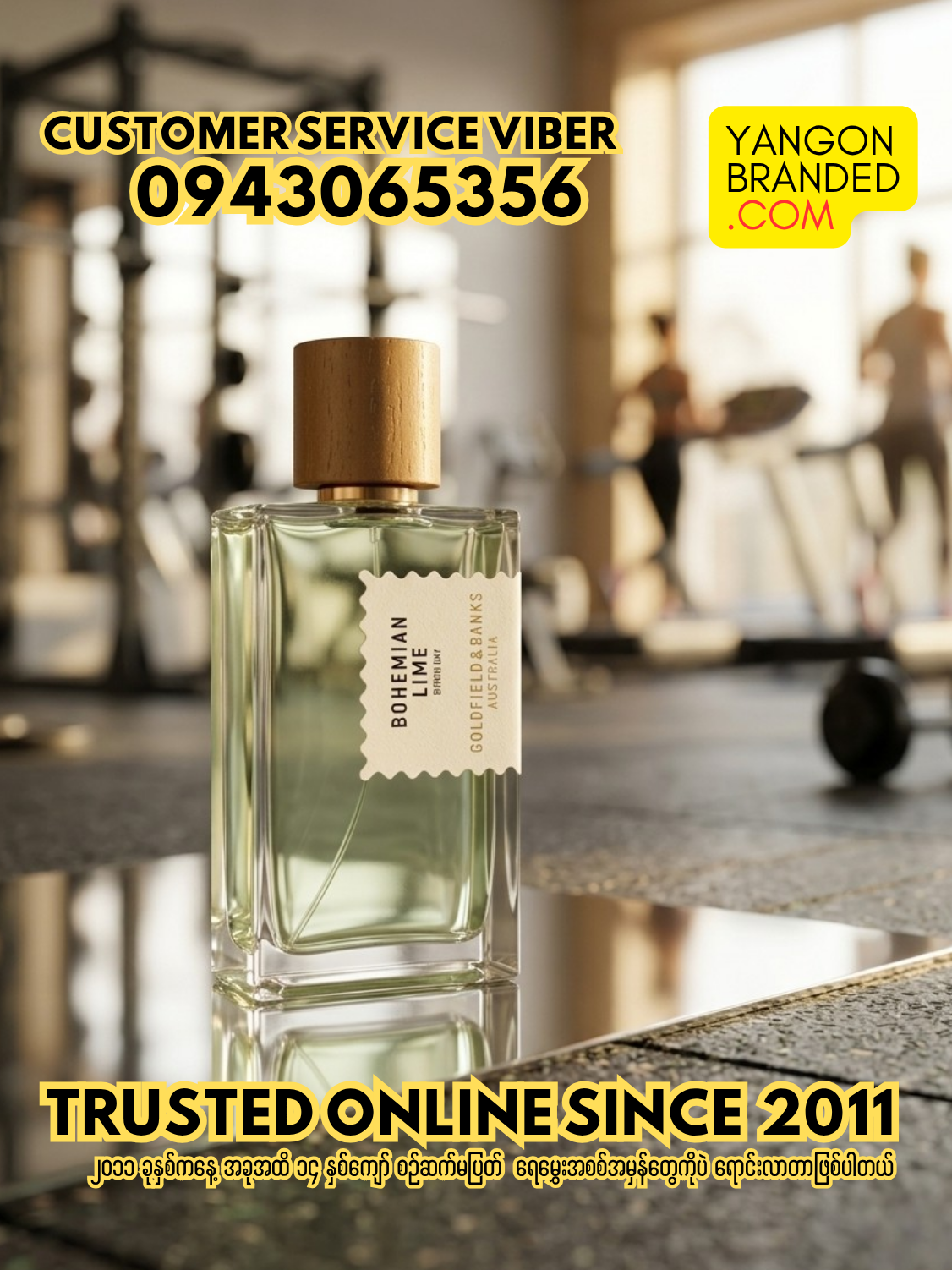Goldfield & Banks Bohemian Lime 100ml Tester Packaging