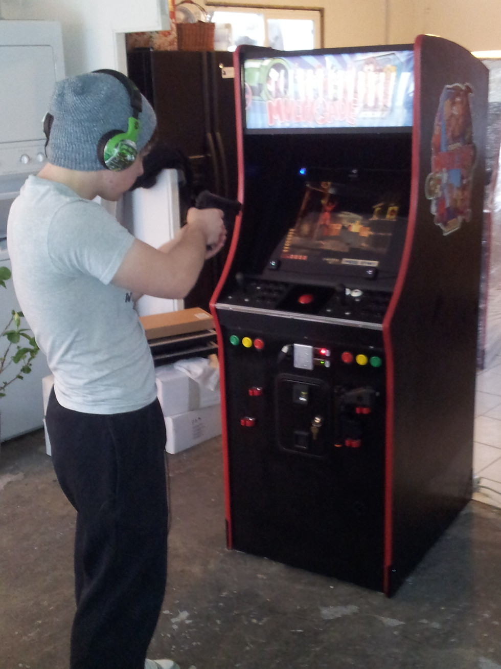 Thumbnail: Bally Style Cabinet with Custom Artwork & Controls