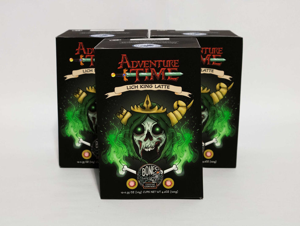 Bones Coffee x Adventure Time - Lich King Latte
