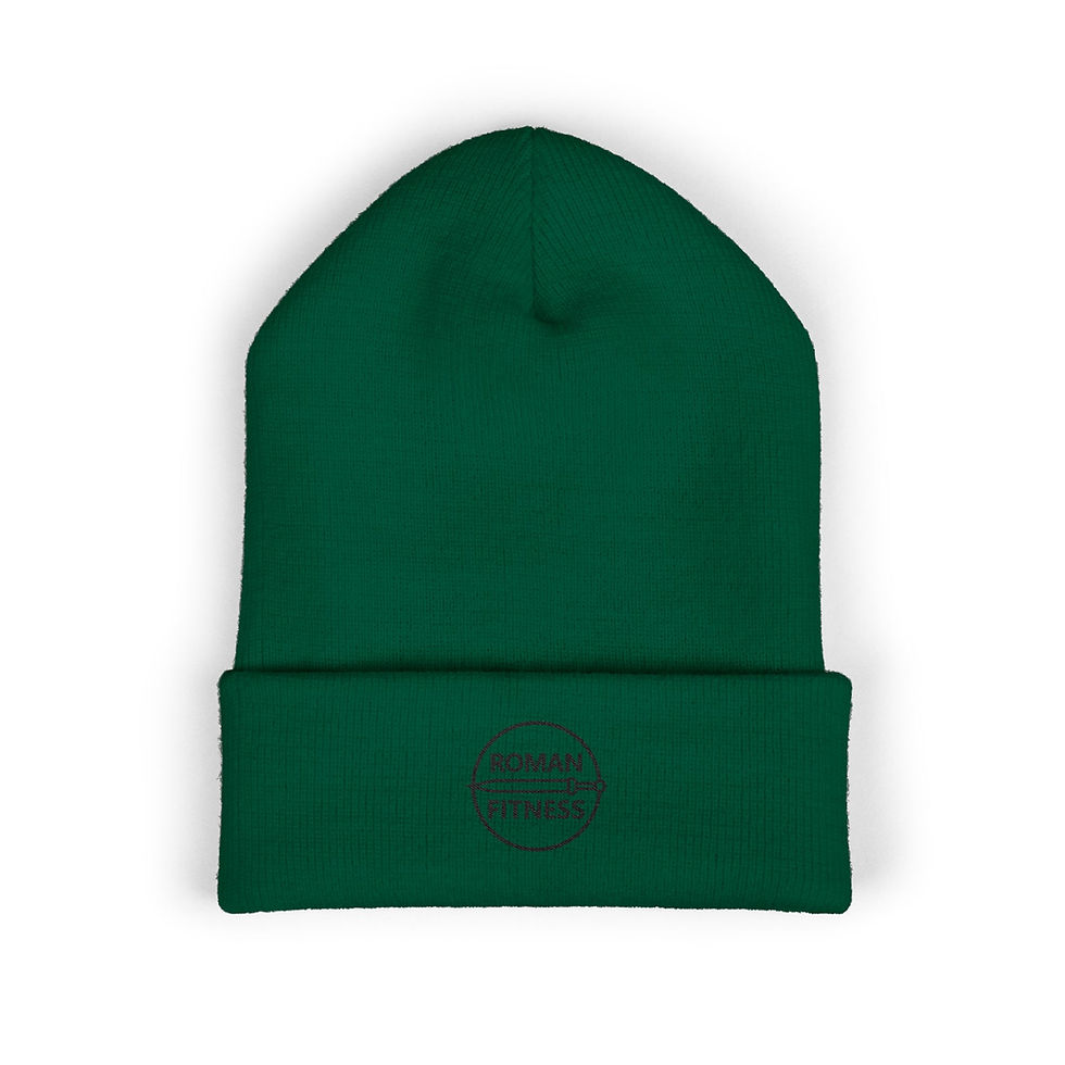 Thumbnail: Cuffed Beanie - Black Shield