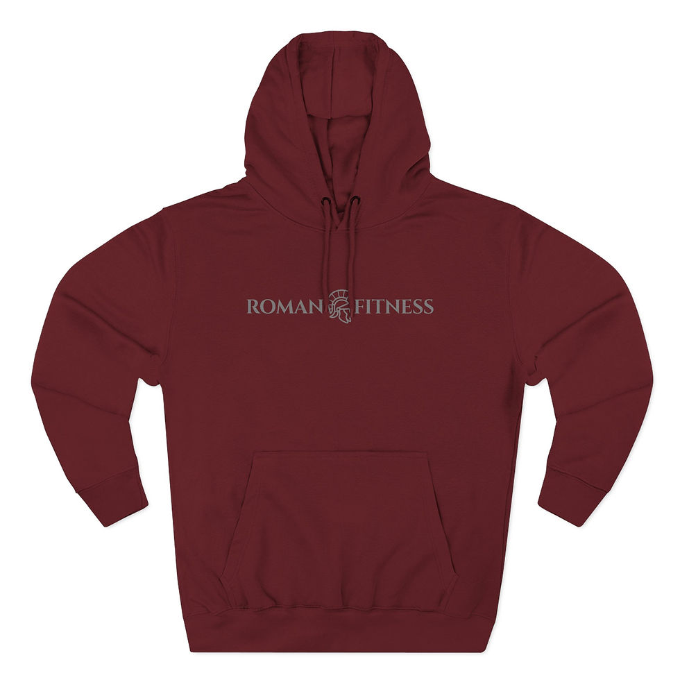 Thumbnail: Hoodie - Long Logo - Blank Back - Grey