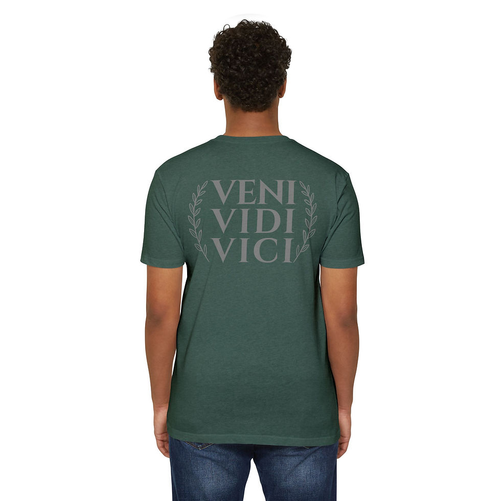 Thumbnail: FITness Tee - Corner Shield - VVV Back - Grey