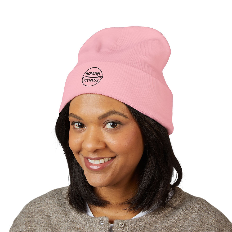 Thumbnail: Cuffed Beanie - Black Shield